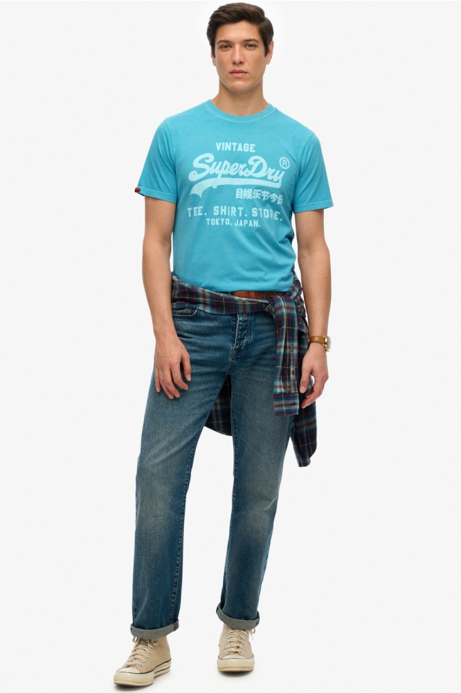 VL NEON RELAXED TEE M1012119A NEON SKY BLUE